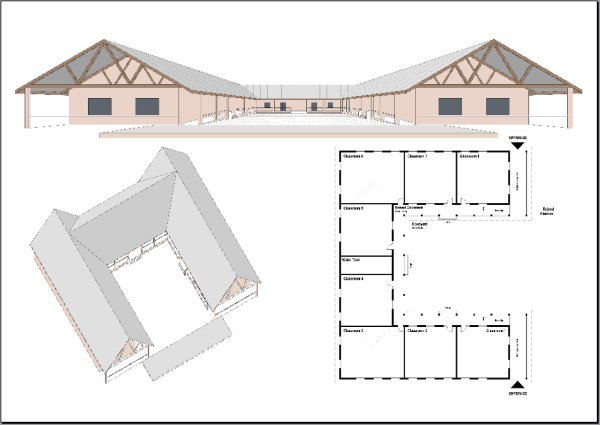 Plans for new Alara Primary school Kisumu Kenya